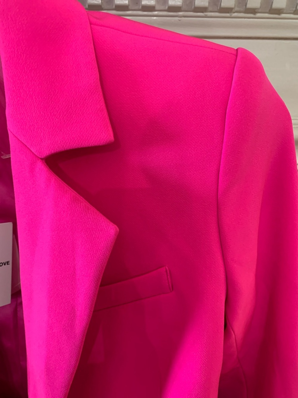 Generation Love Hot Pink Double-Button Blazer - Picture 3 of 11